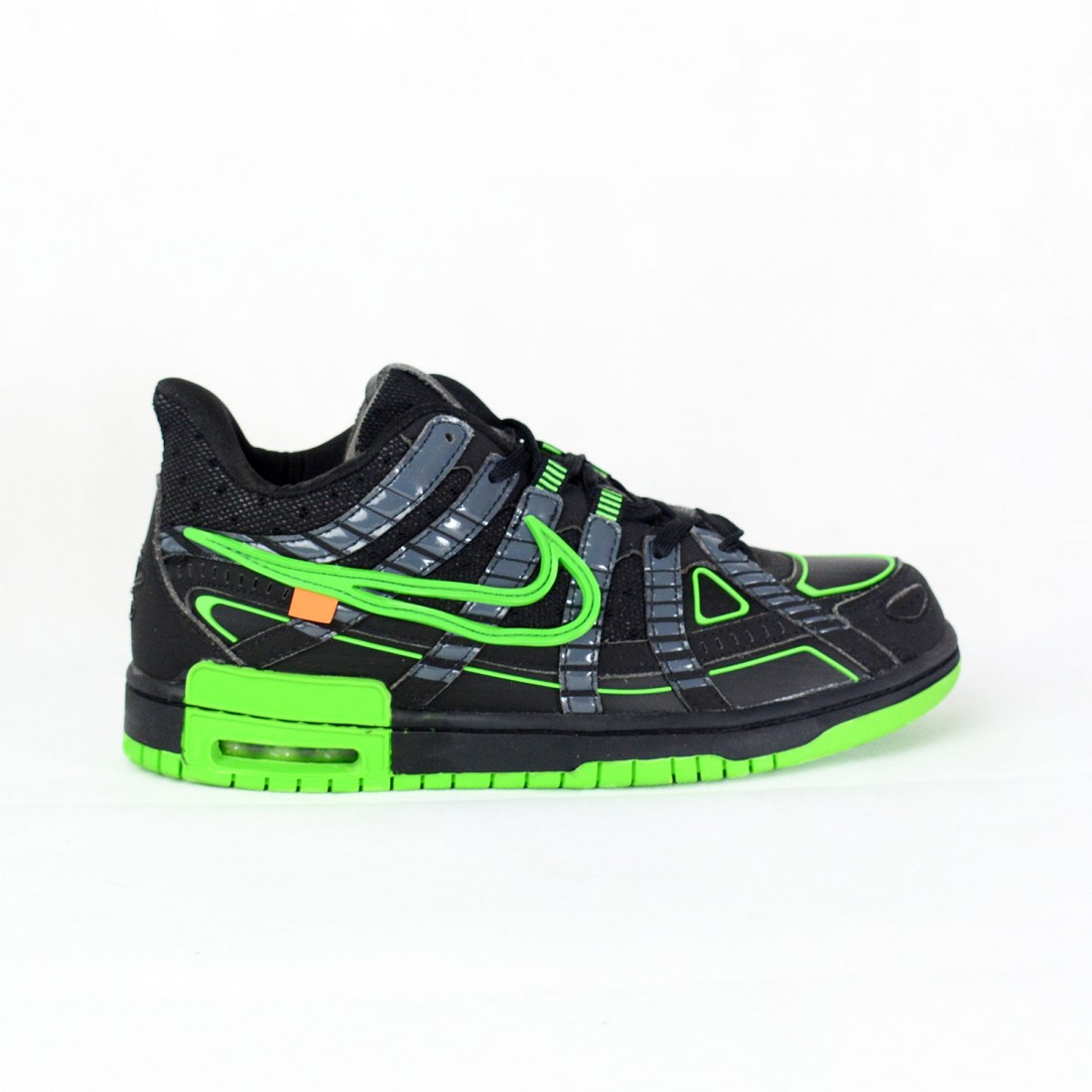 off white rubber dunk green strike raffle